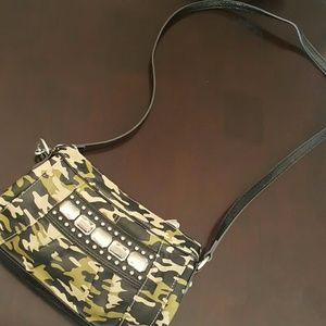 Kathy Van Zeeland Camo Purse